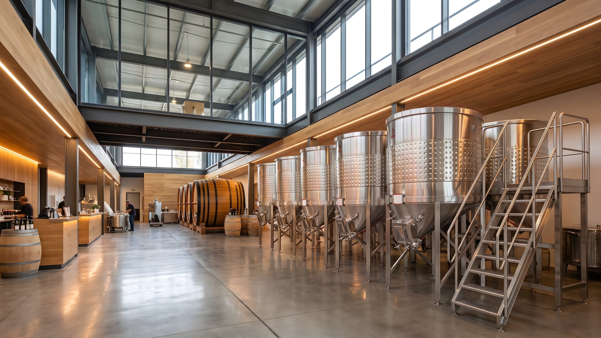 Control, in the open — interim cellar render